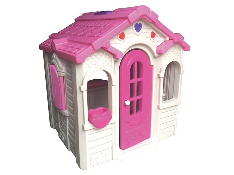 pink outdoor playhouse